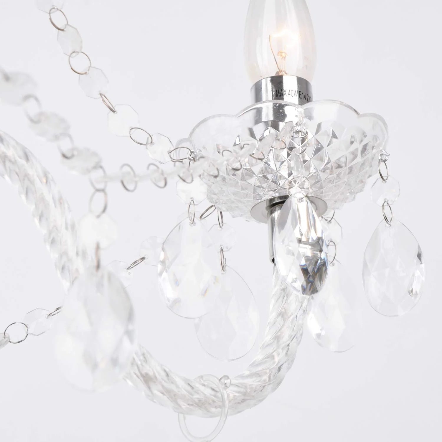 LÚZETE - LAMPADA DA SOFFITTO A 3 LUCI LIONETTA TRASPARENTE