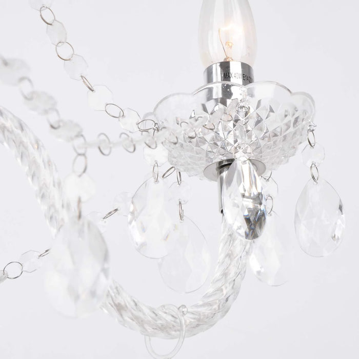 LÚZETE - LAMPADA DA SOFFITTO A 3 LUCI LIONETTA TRASPARENTE