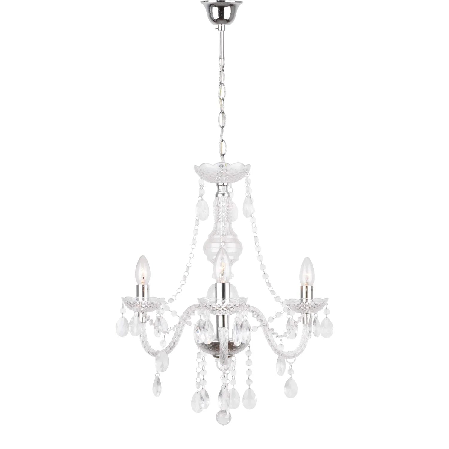 LÚZETE - LAMPADA DA SOFFITTO A 3 LUCI LIONETTA TRASPARENTE