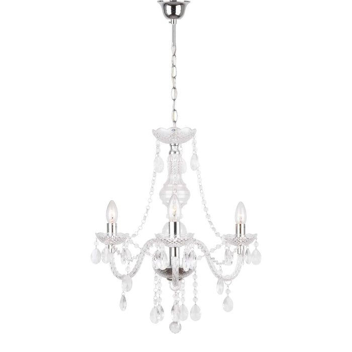 LÚZETE - LAMPADA DA SOFFITTO A 3 LUCI LIONETTA TRASPARENTE