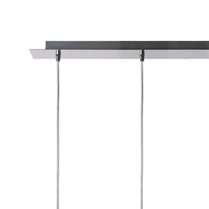 LÚZETE - LAMPADA DA SOFFITTO A 4 LUCI IN CRISTALLO ESTERNO FUMÉ INTERNO BIANCO NOLINA