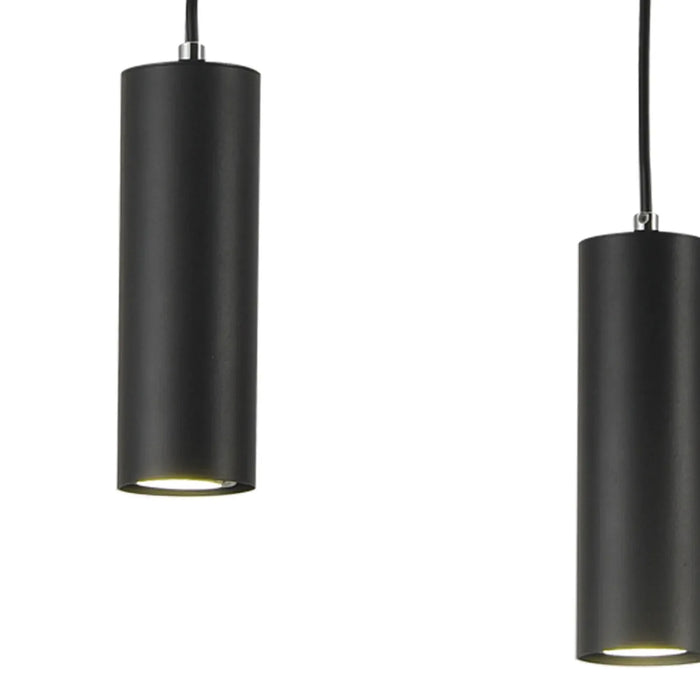 LÚZETE - LAMPADA DA SOFFITTO A 4 LUCI NERA GU10 ADARA