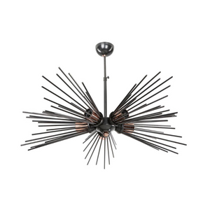 Lampada da soffitto a 5 luci Salem MDL3806 metallo nero