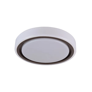 LÚZETE - LAMPADA DA SOFFITTO A LED 25+15W DIMMERABILE BIANCO MARRONE HARMONY
