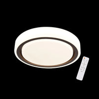 LÚZETE - LAMPADA DA SOFFITTO A LED 25+15W DIMMERABILE BIANCO MARRONE HARMONY