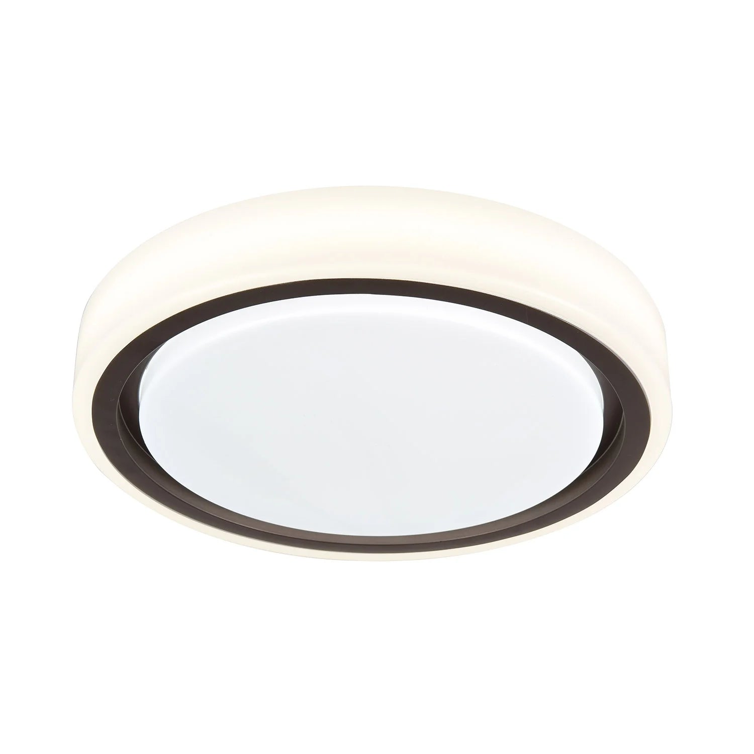 LÚZETE - LAMPADA DA SOFFITTO A LED 55+20W DIMMERABILE BIANCO CAFFÈ HARMONY