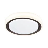 LÚZETE - LAMPADA DA SOFFITTO A LED 55+20W DIMMERABILE BIANCO CAFFÈ HARMONY