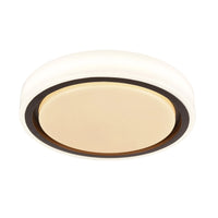LÚZETE - LAMPADA DA SOFFITTO A LED 55+20W DIMMERABILE BIANCO CAFFÈ HARMONY