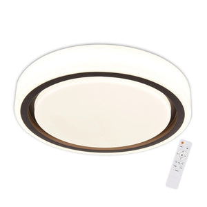 LÚZETE - LAMPADA DA SOFFITTO A LED 55+20W DIMMERABILE BIANCO CAFFÈ HARMONY