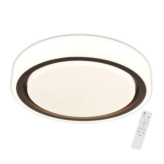 LÚZETE - LAMPADA DA SOFFITTO A LED 55+20W DIMMERABILE BIANCO CAFFÈ HARMONY