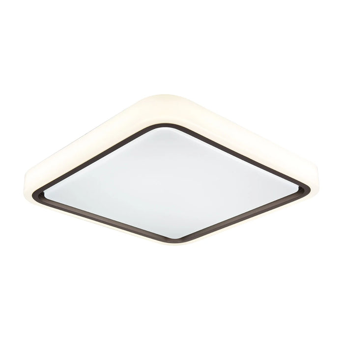 LÚZETE - LAMPADA DA SOFFITTO A LED 75+25W DIMMERABILE BIANCO MARRONE HARMONY