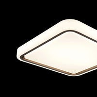 LÚZETE - LAMPADA DA SOFFITTO A LED 75+25W DIMMERABILE BIANCO MARRONE HARMONY