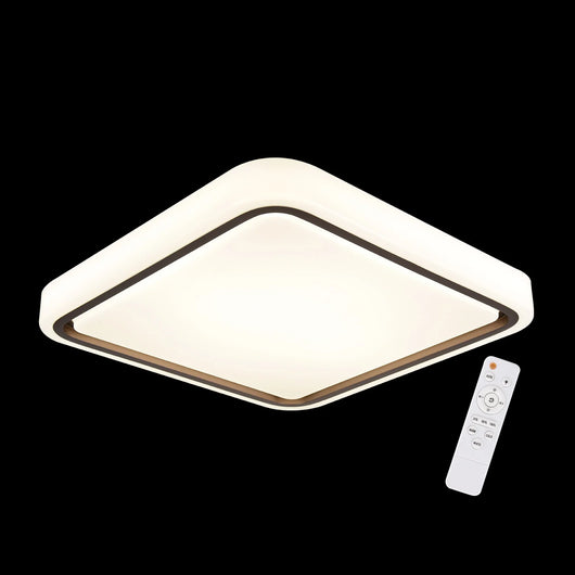 LÚZETE - LAMPADA DA SOFFITTO A LED 75+25W DIMMERABILE BIANCO MARRONE HARMONY