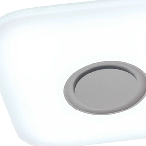 LÚZETE - LAMPADA DA SOFFITTO A LED MUSICALE QUADRATA DA 48W