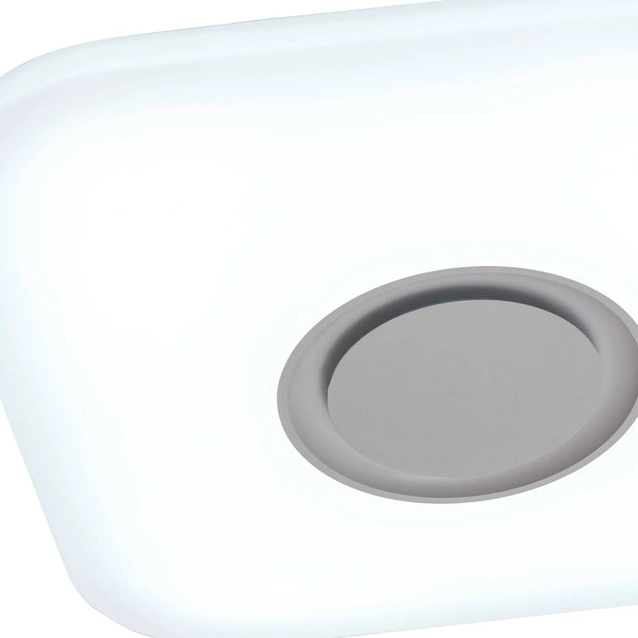 LÚZETE - LAMPADA DA SOFFITTO A LED MUSICALE QUADRATA DA 48W