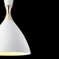 LÚZETE - LAMPADA DA SOFFITTO BIANCO/DORATO BRICE