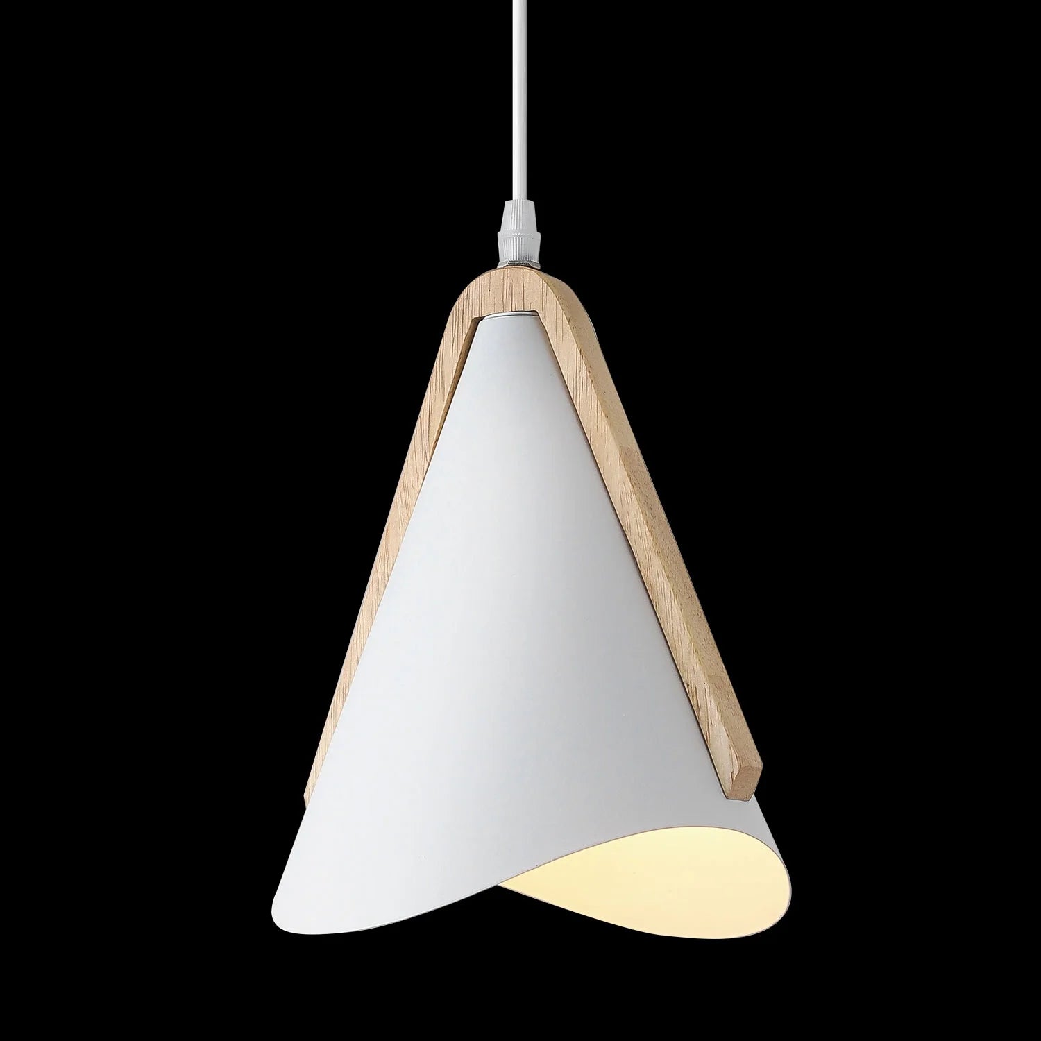 LÚZETE - LAMPADA DA SOFFITTO BIANCO/LEGNO ROSELLE