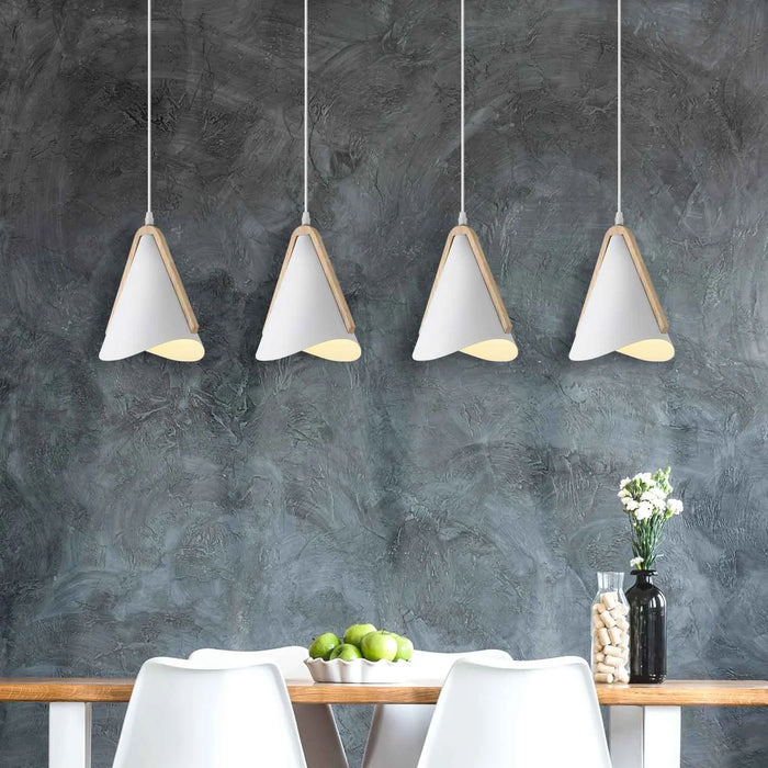 LÚZETE - LAMPADA DA SOFFITTO BIANCO/LEGNO ROSELLE