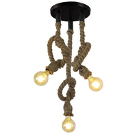 LÚZETE - LAMPADA DA SOFFITTO CORDA BARCA 3 LUCI