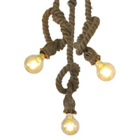 LÚZETE - LAMPADA DA SOFFITTO CORDA BARCA 3 LUCI