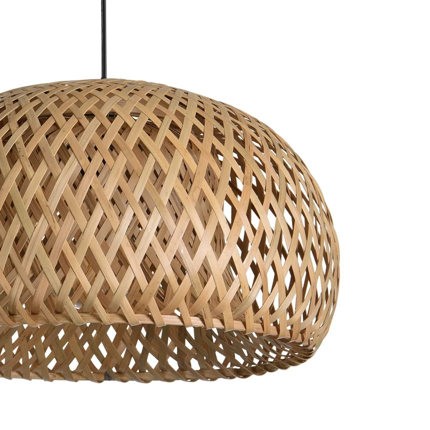 LÚZETE - LAMPADA DA SOFFITTO DI BAMBÙ GRANDE E27 KAWENA