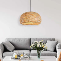 LÚZETE - LAMPADA DA SOFFITTO DI BAMBÙ GRANDE E27 KAWENA