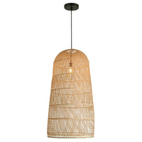 LÚZETE - LAMPADA DA SOFFITTO DI BAMBÙ GRANDE E27 MOANA