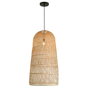 LÚZETE - LAMPADA DA SOFFITTO DI BAMBÙ GRANDE E27 MOANA