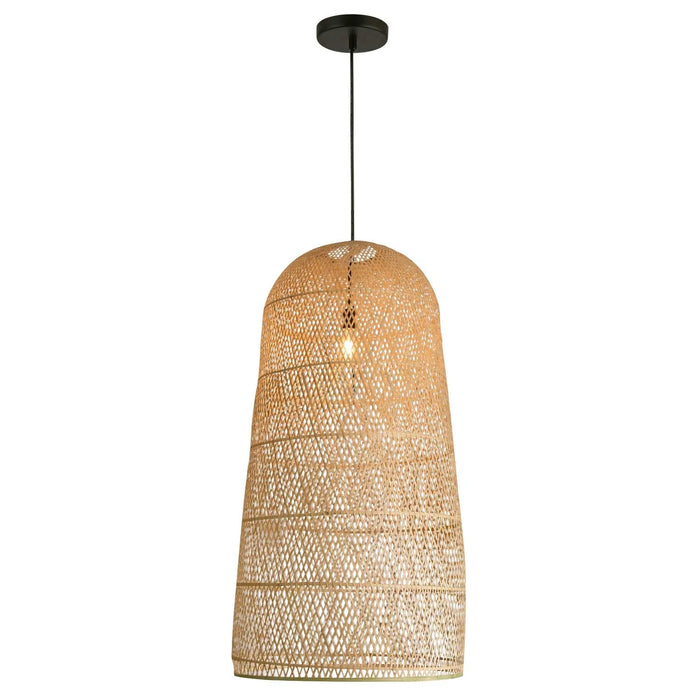 LÚZETE - LAMPADA DA SOFFITTO DI BAMBÙ GRANDE E27 MOANA