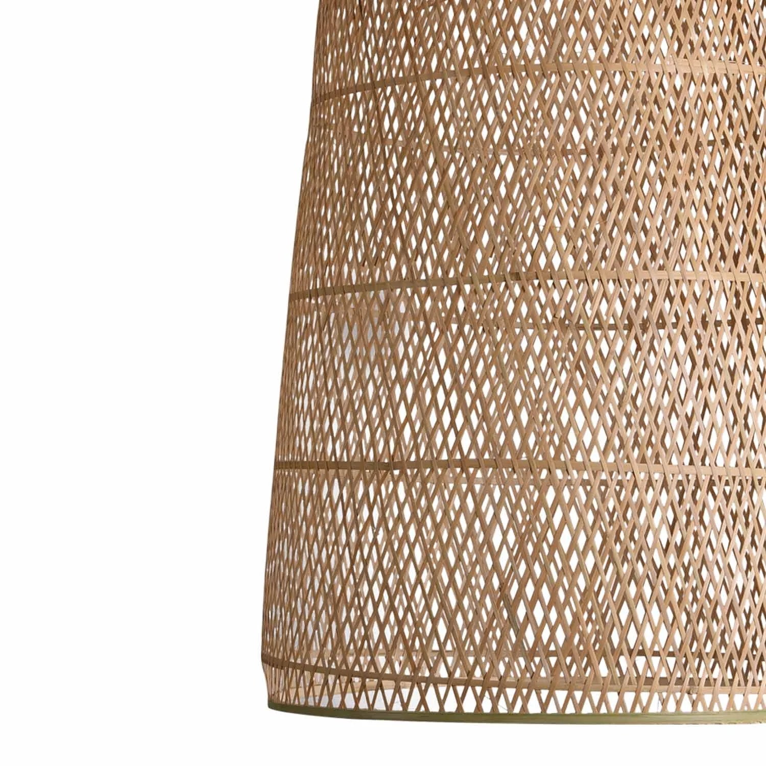 LÚZETE - LAMPADA DA SOFFITTO DI BAMBÙ GRANDE E27 MOANA