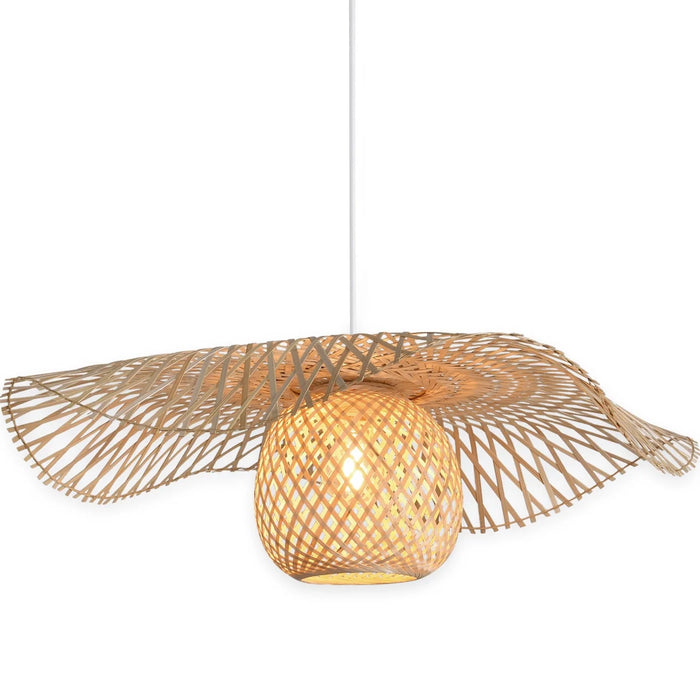 LÚZETE - LAMPADA DA SOFFITTO DI BAMBÙ GRANDE E27 NALANI