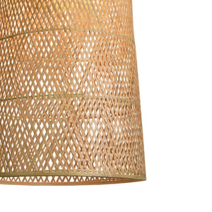 LÚZETE - LAMPADA DA SOFFITTO DI BAMBÙ MEDIA E27 MOANA