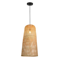 LÚZETE - LAMPADA DA SOFFITTO DI BAMBÙ MEDIA E27 MOANA