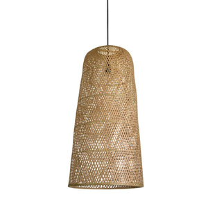 LÚZETE - LAMPADA DA SOFFITTO DI BAMBÙ MEDIA E27 MOANA