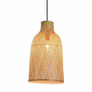 LÚZETE - LAMPADA DA SOFFITTO DI BAMBÙ PICCOLA E27 IKAIA