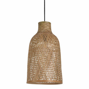 LÚZETE - LAMPADA DA SOFFITTO DI BAMBÙ PICCOLA E27 IKAIA