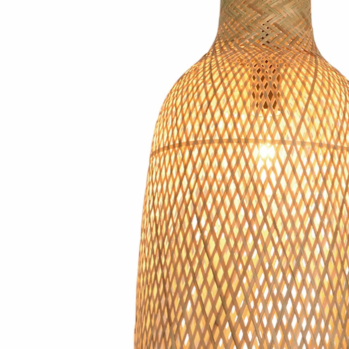 LÚZETE - LAMPADA DA SOFFITTO DI BAMBÙ PICCOLA E27 IKAIA