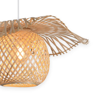 LÚZETE - LAMPADA DA SOFFITTO DI BAMBÙ PICCOLA E27 NALANI