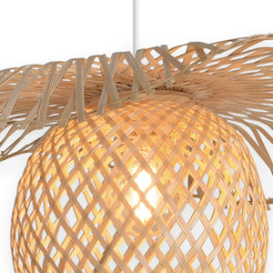 LÚZETE - LAMPADA DA SOFFITTO DI BAMBÙ PICCOLA E27 NALANI