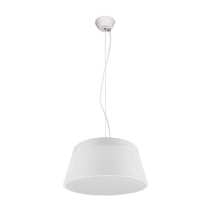 LÚZETE - LAMPADA DA SOFFITTO DUQUESA IN METALLO BIANCO 45CM