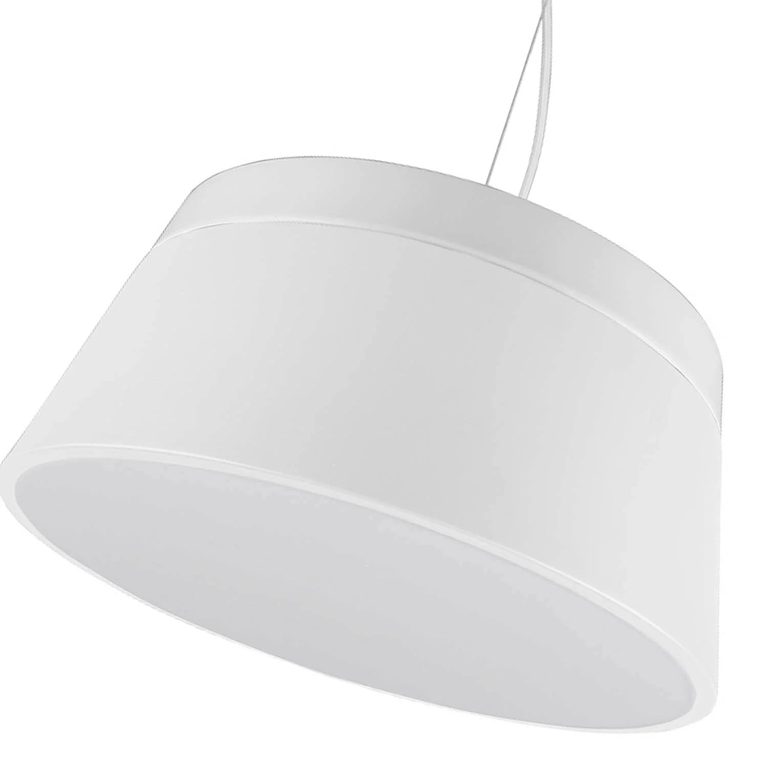 LÚZETE - LAMPADA DA SOFFITTO DUQUESA IN METALLO BIANCO 45CM