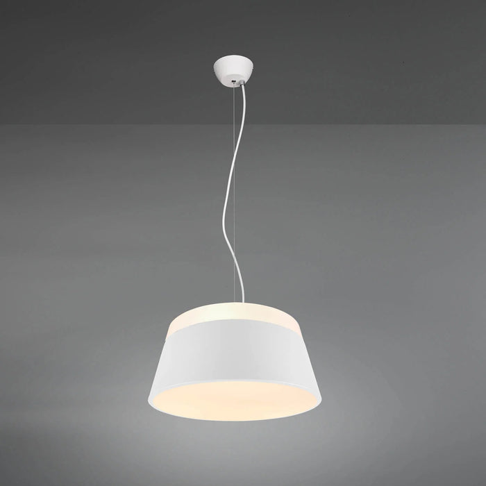 LÚZETE - LAMPADA DA SOFFITTO DUQUESA IN METALLO BIANCO 45CM