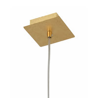 LÚZETE - LAMPADA DA SOFFITTO FOGLIA ORO GU10 ADARA