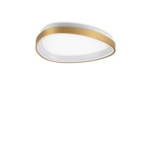 Lampada Da Soffitto Gemini Pl D042 On-Off Ottone Ideal-Lux