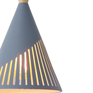 LÚZETE - LAMPADA DA SOFFITTO GRIGIO ELNA