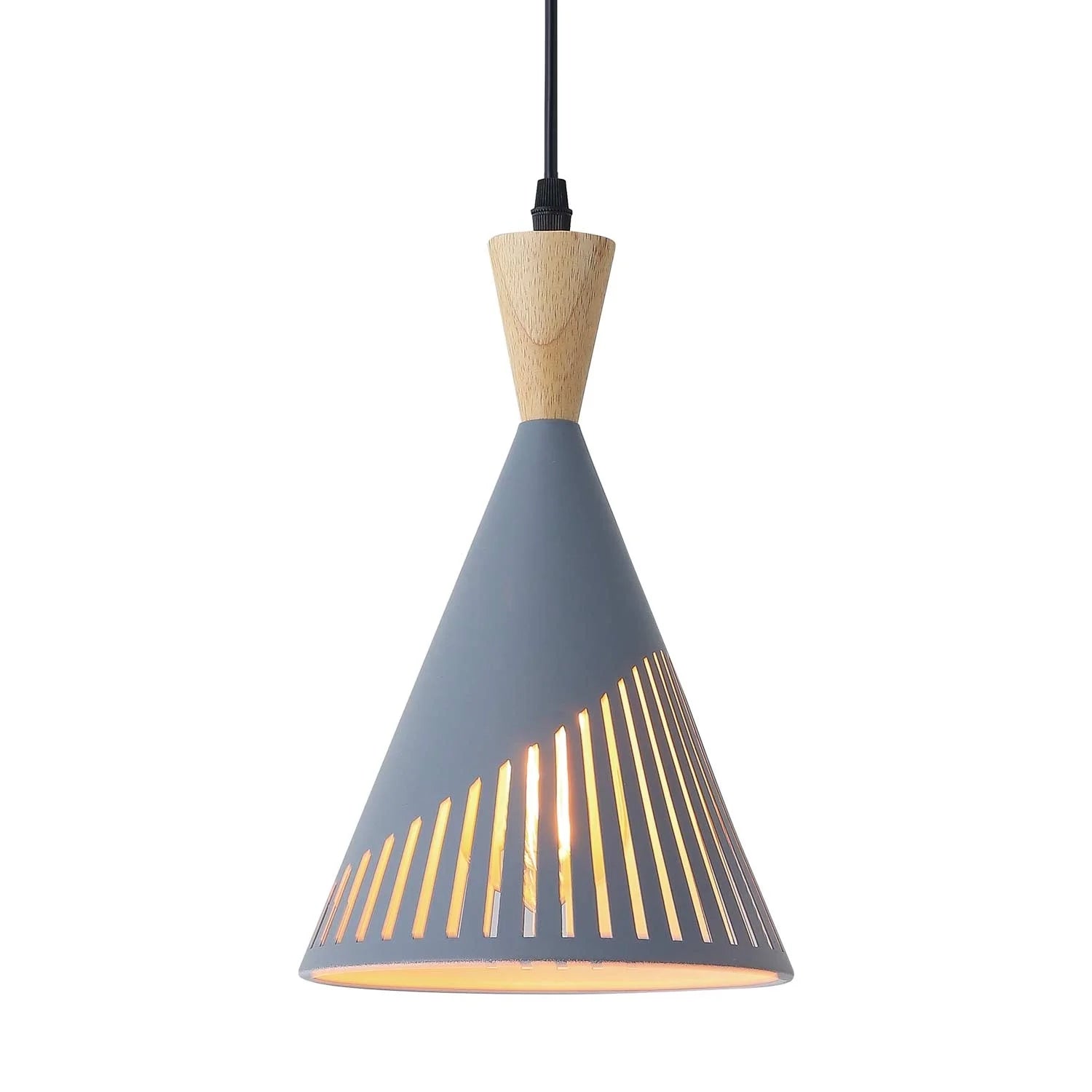 LÚZETE - LAMPADA DA SOFFITTO GRIGIO ELNA