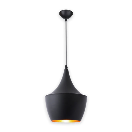 LÚZETE - LAMPADA DA SOFFITTO IN ACCIAIO NERO Ø 24 CM IRUNE
