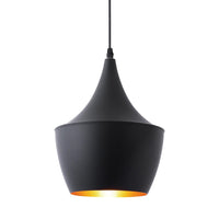LÚZETE - LAMPADA DA SOFFITTO IN ACCIAIO NERO Ø 24 CM IRUNE