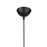 LÚZETE - LAMPADA DA SOFFITTO IN ACCIAIO NERO Ø 30 CM IRUNE