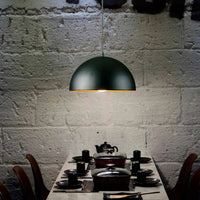 LÚZETE - LAMPADA DA SOFFITTO IN ACCIAIO NERO Ø 30 CM IRUNE